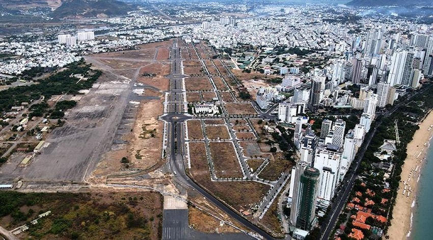 Khu vực sân bay Nha Trang cũ được giao cho Tập đoàn Phúc Sơn làm dự án. Ảnh: HH.