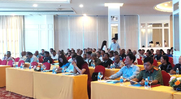 Quang cảnh buổi tập huấn. 