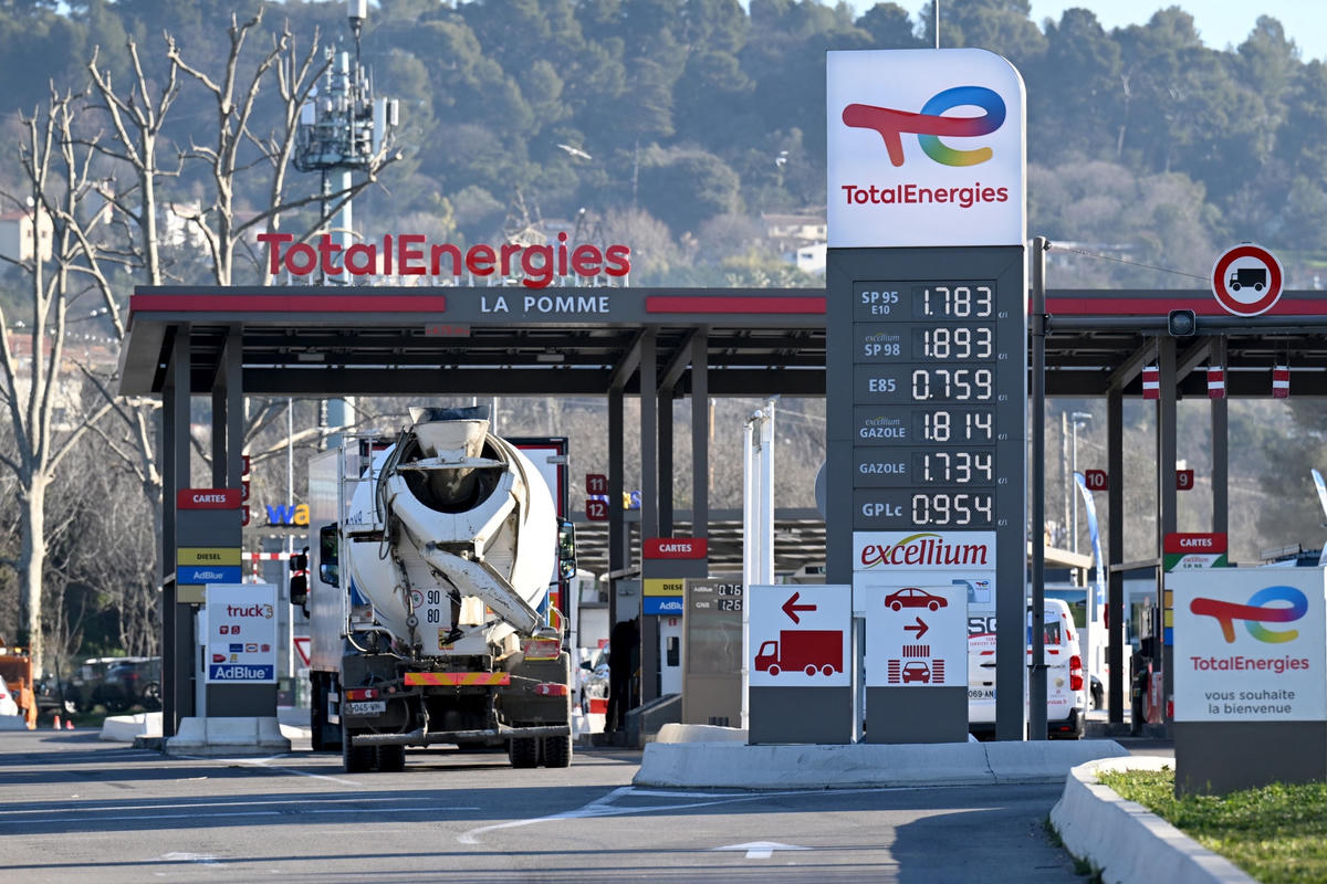 Một trạm xăng ở Marseille, miền Nam nước Pháp. Nguồn: AFP.