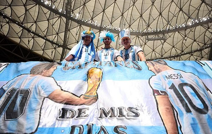 Argentina bước vào trận đấu đầu tiên của mình tại World Cup với đầy sự tự tin