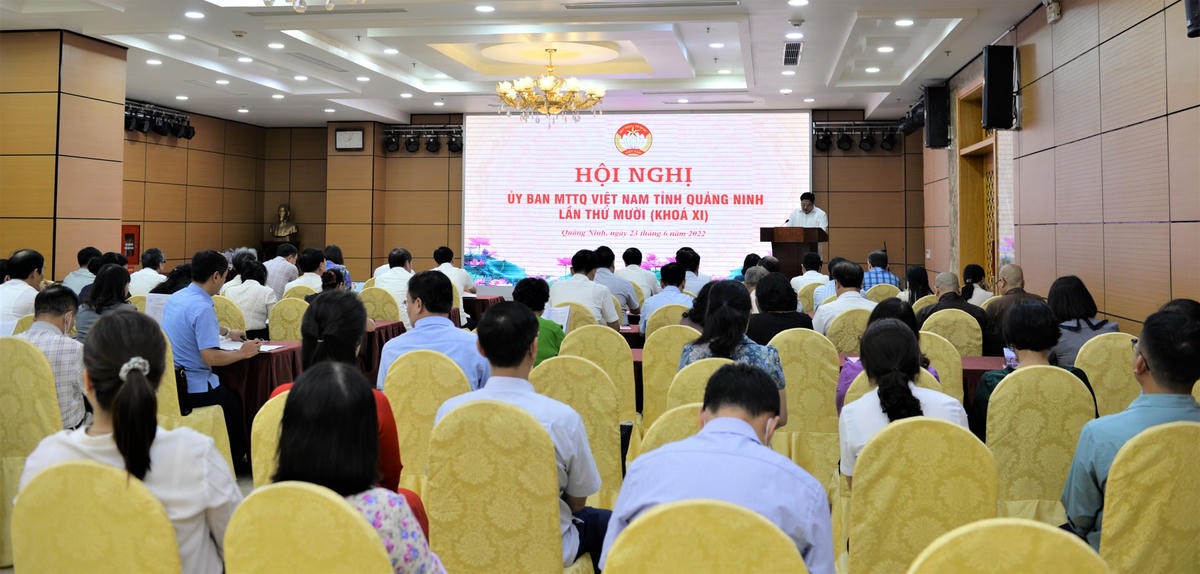 Hội nghị Ủy ban MTTQ Việt Nam tỉnh Quảng Ninh lần thứ 10.