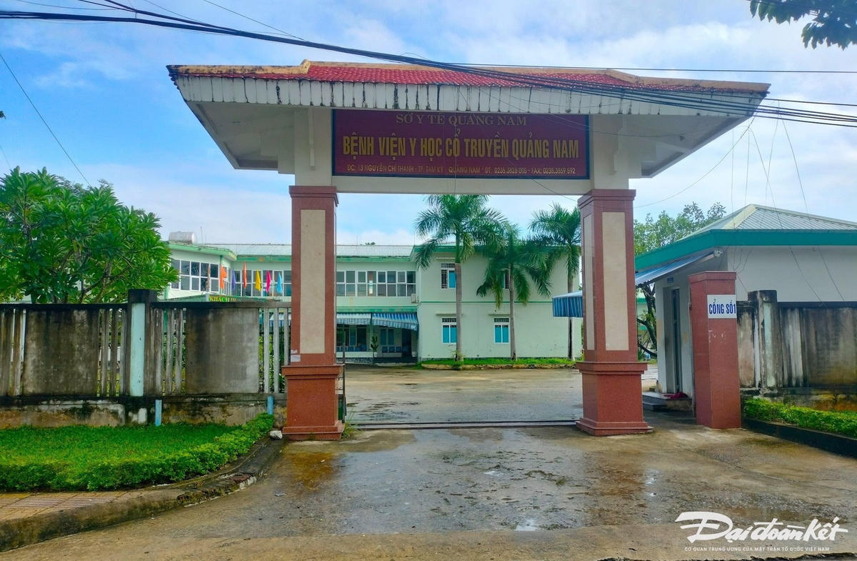 Một góc Bệnh viện YHCT tỉnh Quảng Nam.