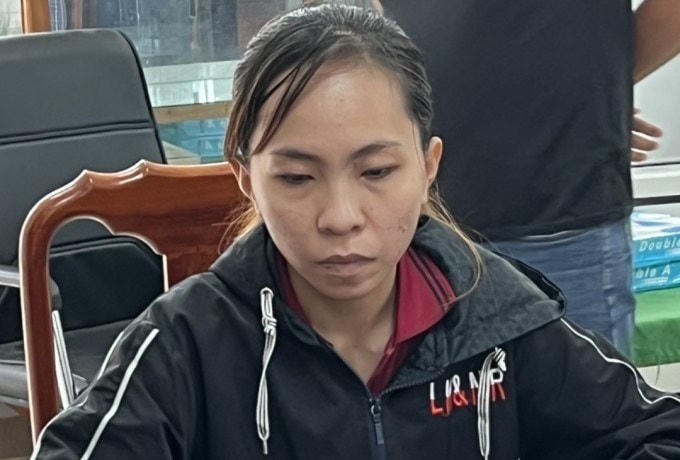 Nguyễn Thị Ngọc Như tại cơ quan điều tra. (Nguồn: Vnexpress).