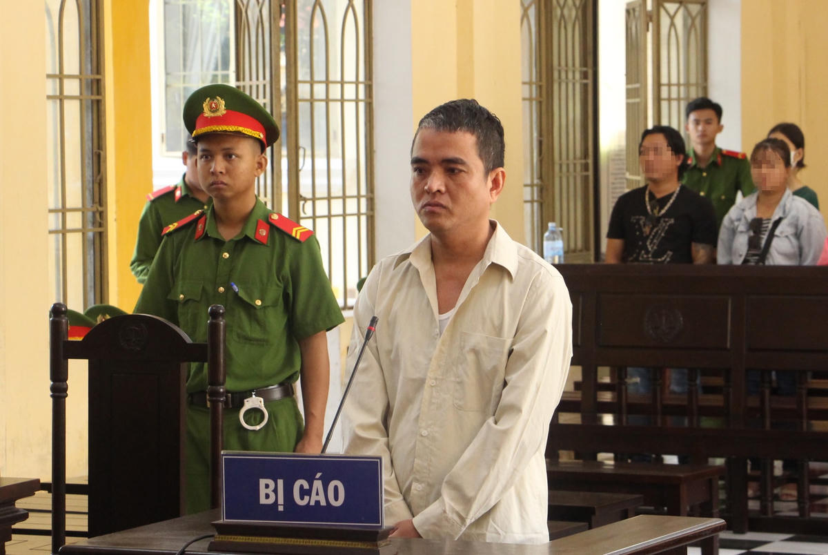 Bị cáo Võ Thành An tại TAND tỉnh Quảng Nam.  