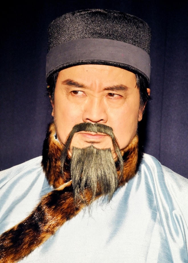 Tạo hình của NSƯT Bảo Quốc trong vở "Nỏ thần".