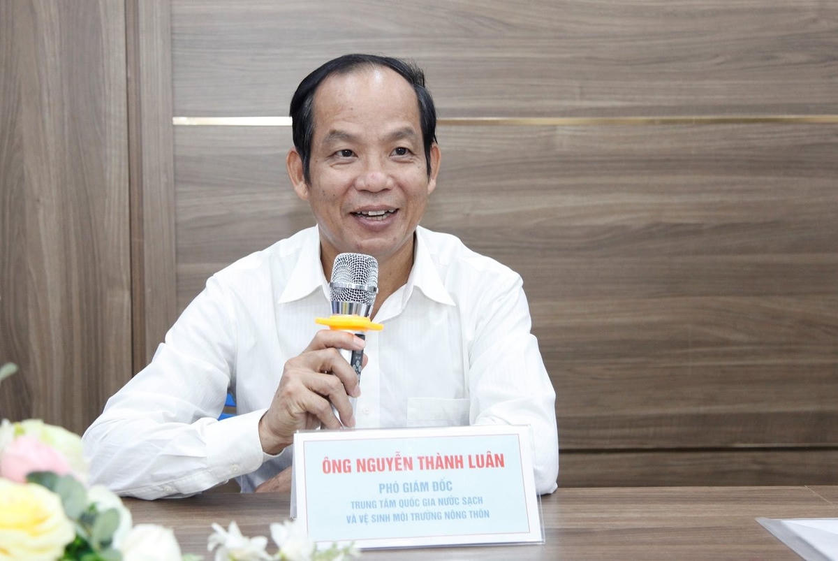 Ông Nguyễn Thành Luân - Phó Giám đốc Trung tâm Quốc gia Nước sạch và Vệ sinh môi trường nông thôn, Tổng cục Thủy lợi (Bộ Nông nghiệp và Phát triển nông thôn).