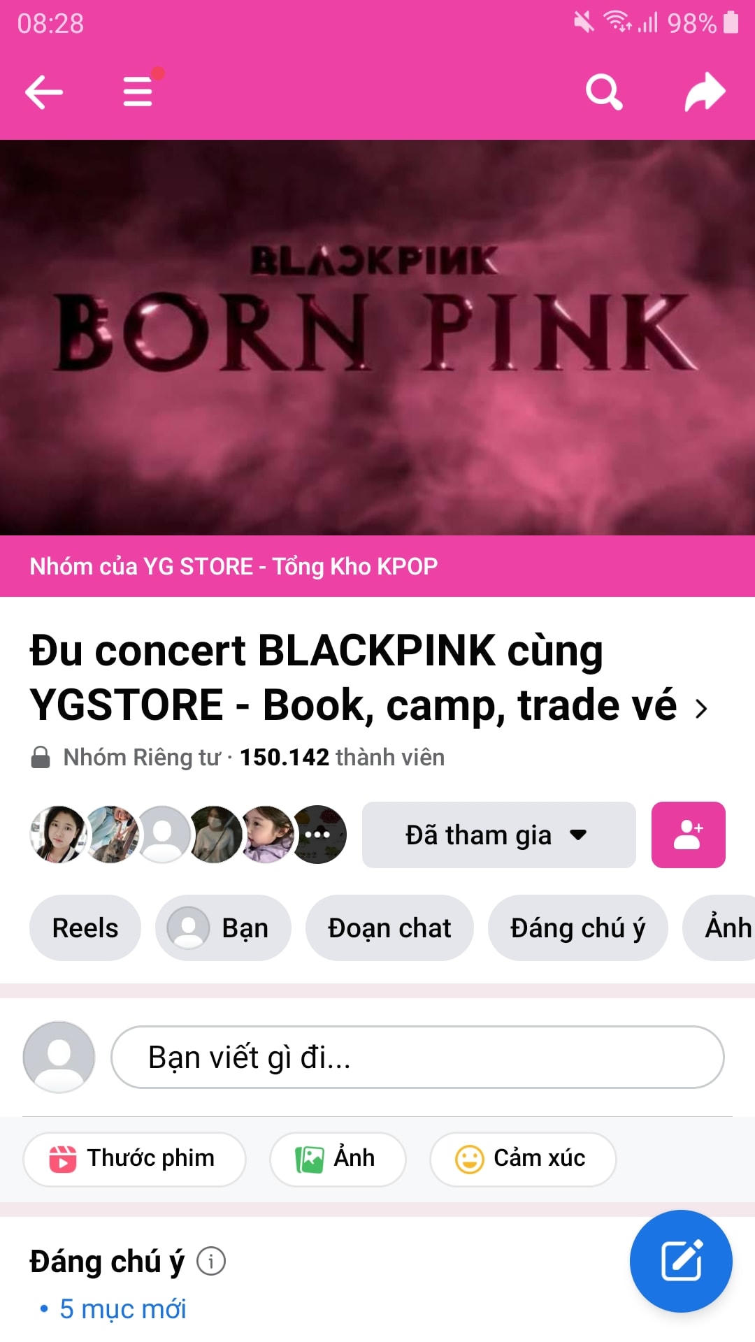 1 trong những fanpage Blackpink với lượt theo dõi cao.