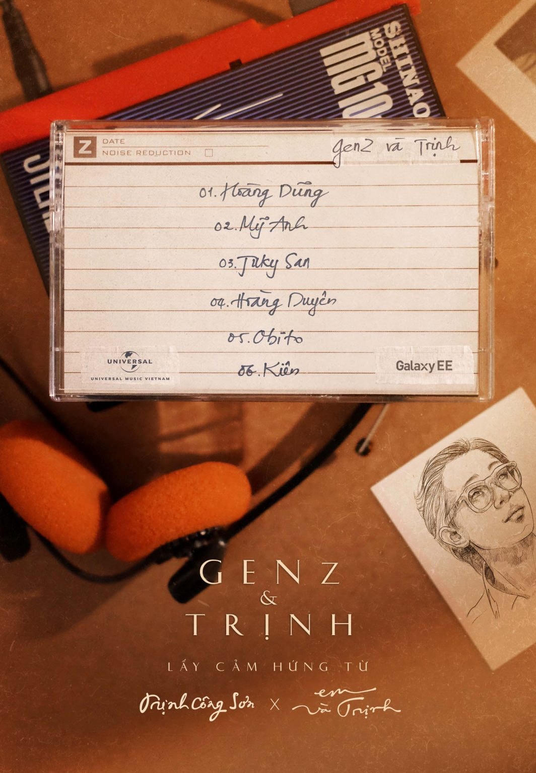 Poster dự án “EP GenZ và Trịnh”.  