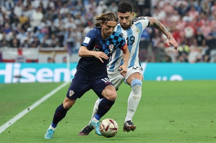 Croatia với Luka Modric là những người giành quyền kiểm soát bóng nhiều hơn.