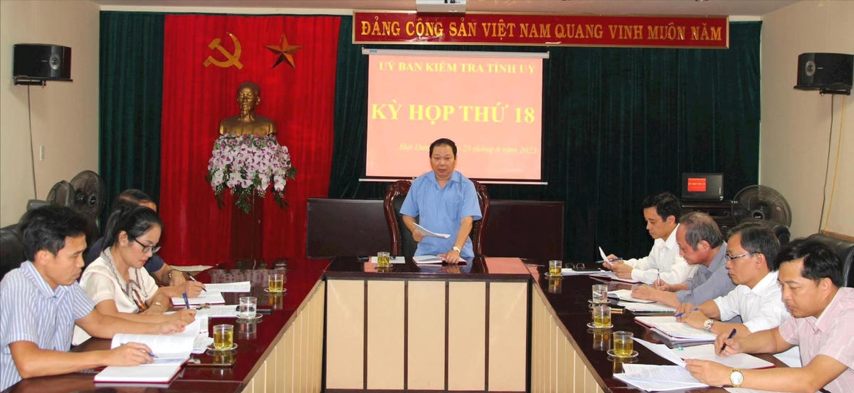 Ủy ban Kiểm tra Tỉnh ủy Hải Dương đã xem xét, đề nghị Ban Thường vụ Tỉnh ủy xử lý kỷ luật đối với ông Lê Văn Thoan tại Kỳ họp thứ 18. (Nguồn: Báo Hải Dương)