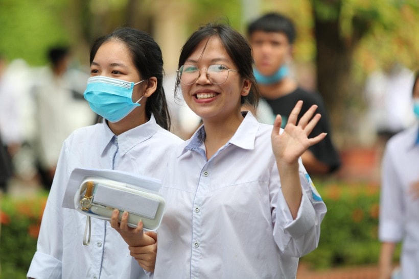 Thí sinh dự thi tốt nghiệp THPT 2022. Ảnh: Hồ Lài