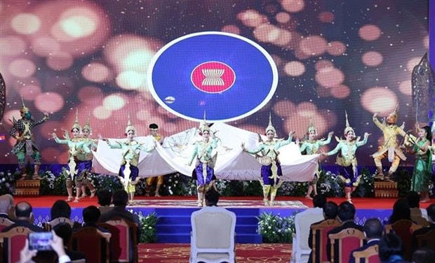 Lễ khai mạc Hội nghị cấp cao ASEAN lần thứ 40 và 41. (Ảnh: Dương Giang/TTXVN).