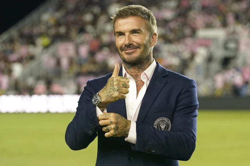 Hình ảnh mới nhất của David Beckham. Ảnh: AP.