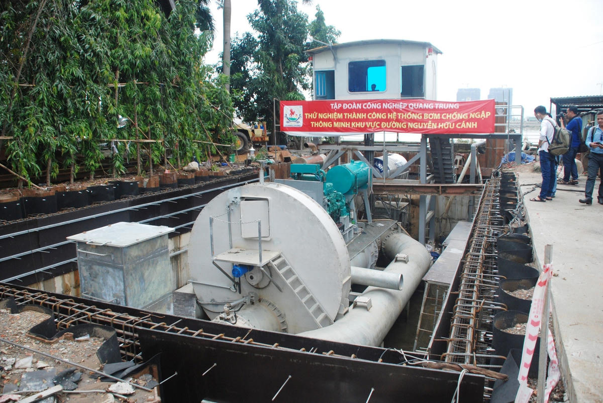 Chủ đầu tư mong muốn "siêu máy bơm" tiếp tục chống ngập ở TPHCM.