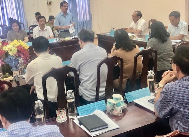 Các đại biểu tại buổi làm việc.