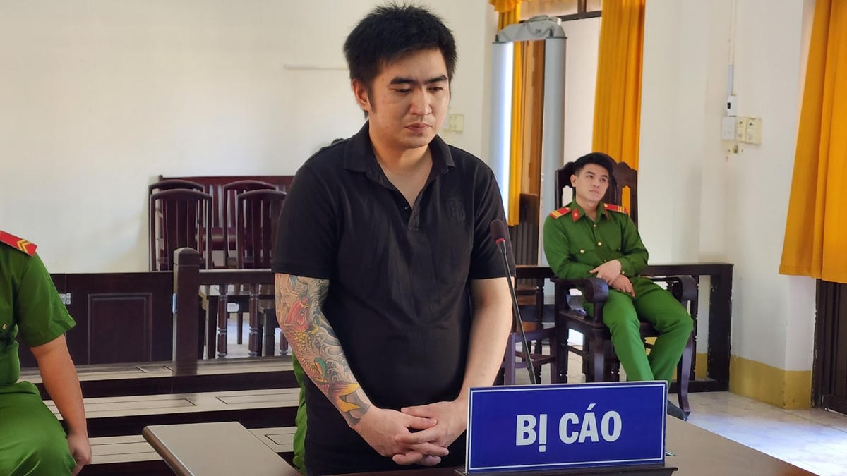 Thái Như Thịnh tại phiên toà.