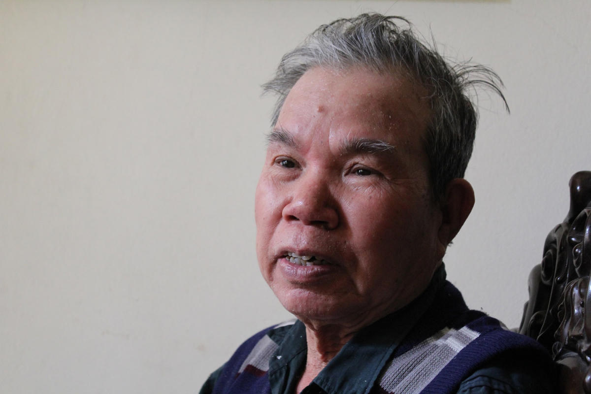 Nhà văn Ma Văn Kháng. Ảnh: Hoàng Thu Phố.  