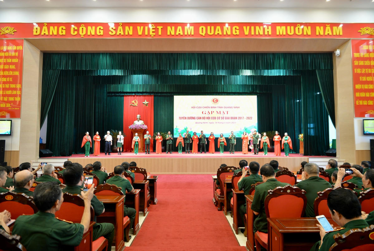 Hội nghị Gặp mặt, tuyên dương cán bộ Hội CCB cơ sở tiêu biểu giai đoạn 2017-2022.