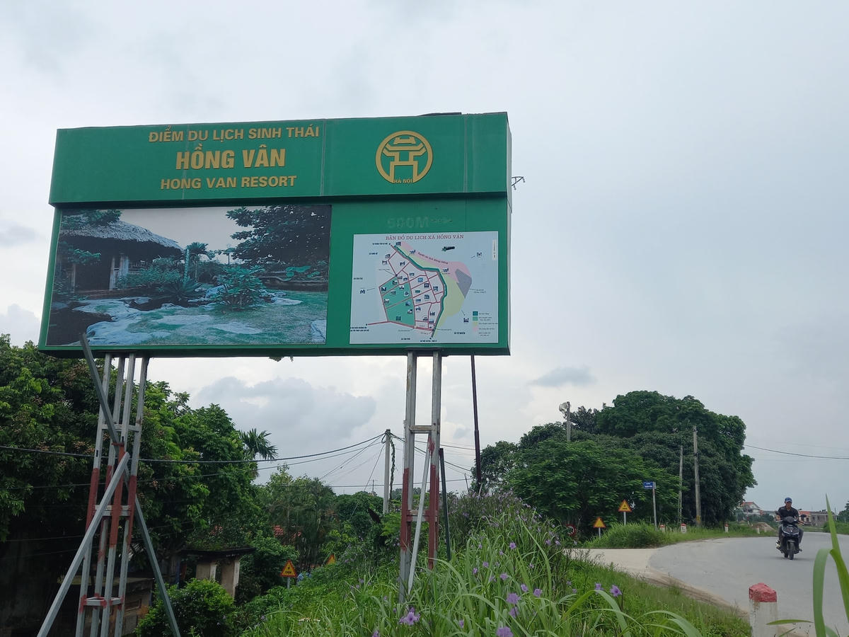 Mô hình du lịch sinh thái xã Hồng Vân đang được đầu tư và hứa hẹn là điểm đến hấp dẫn vùng ven đô.