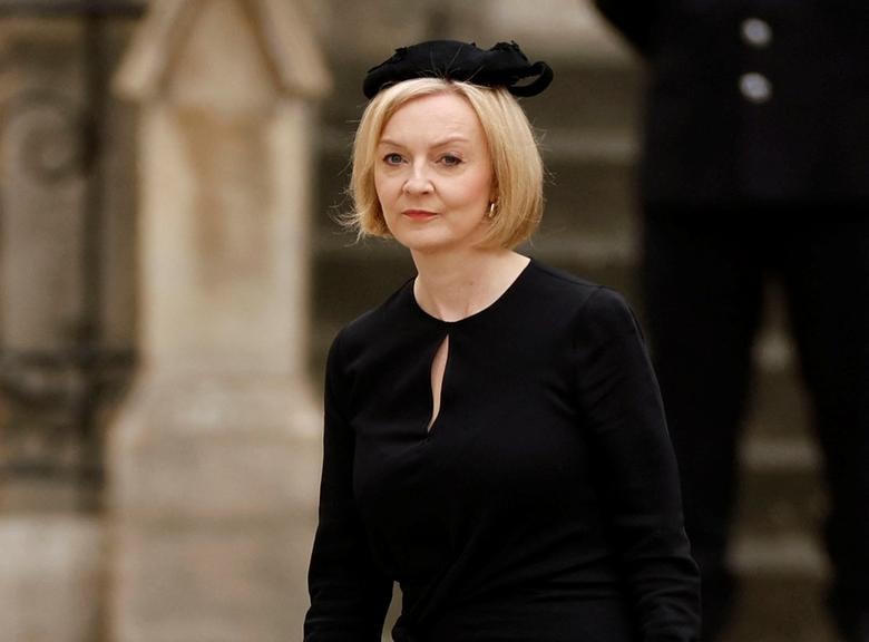 Thủ tướng Anh Liz Truss tại Tu viện Westminster.