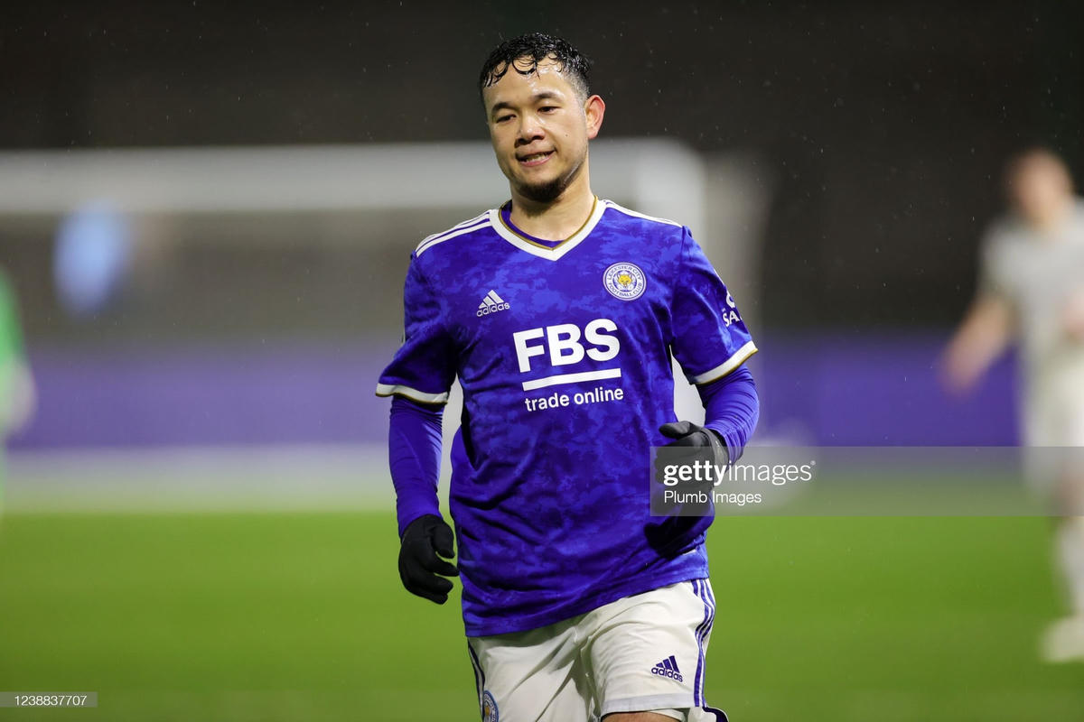 Thanawat Suengchitthawon - ngôi sao trẻ hứa hẹn của bóng đá Thái Lan, hiện khoác áo đội trẻ Leicester City. Ảnh: Getty  