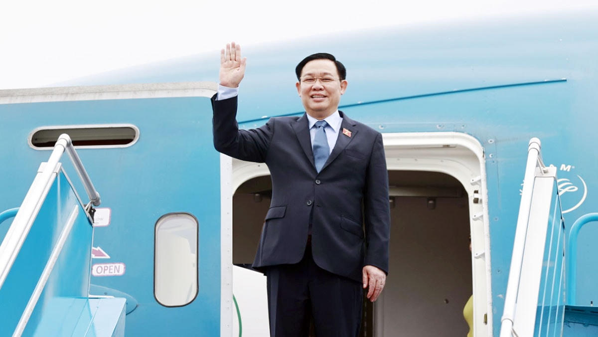 Chủ tịch Quốc hội Vương Đình Huệ lên đường thăm chính thức Australia và New Zealand. Nguồn: Quochoi.vn.