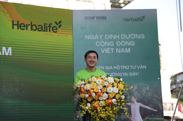 GS.TS Trần Văn Thuấn - Thứ trưởng Bộ Y tế phát biểu tại sự kiện.