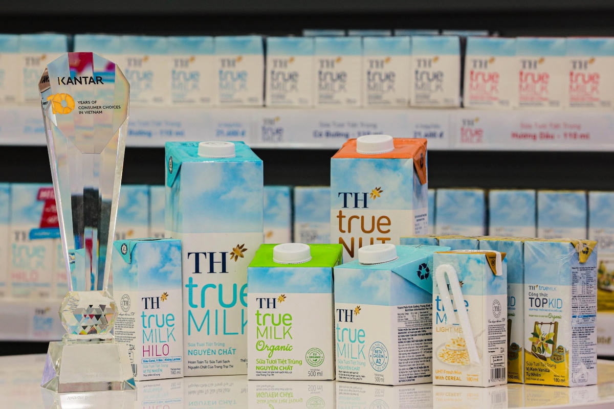 Thương hiệu TH true MILK đứng thứ 2 trong Top 10 Thương hiệu được người tiêu dùng Việt Nam lựa chọn nhiều nhất khu vực thành thị.