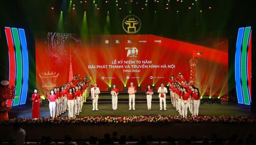 Lễ kỷ niệm 70 năm thành lập Đài Phát thanh và Truyền hình Hà Nội.
