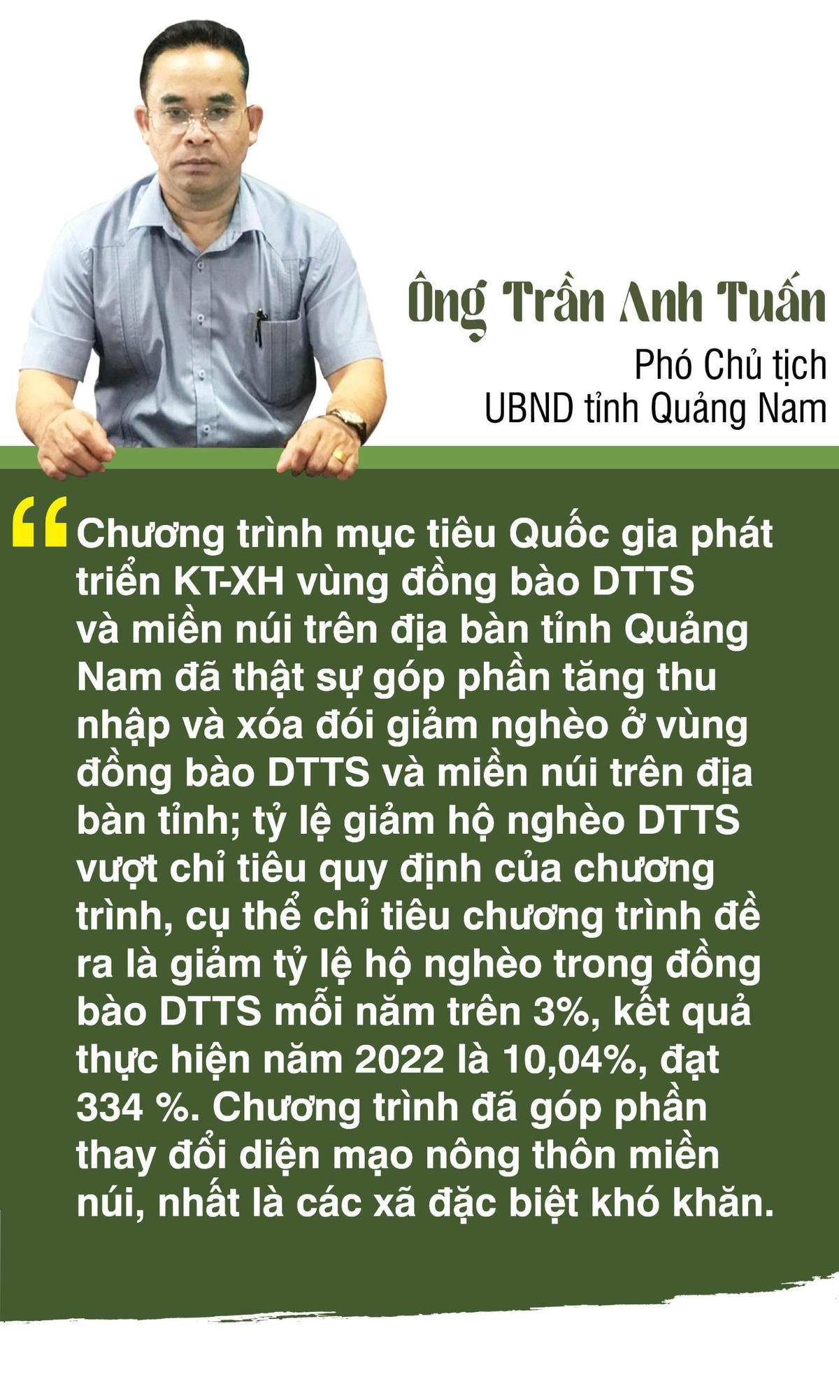 [Emagazine] Quảng Nam: Thực hiện Chương trình 1719 để hỗ trợ đồng bào miền núi thoát nghèo