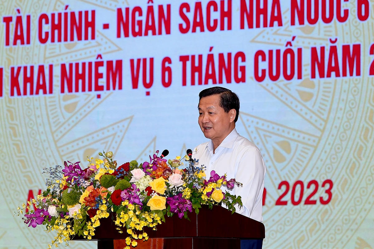 Phó Thủ tướng Lê Minh Khái yêu cầu ngành Tài chính tập trưng thực hiện hiệu quả các chính sách tài khoá đã ban hành