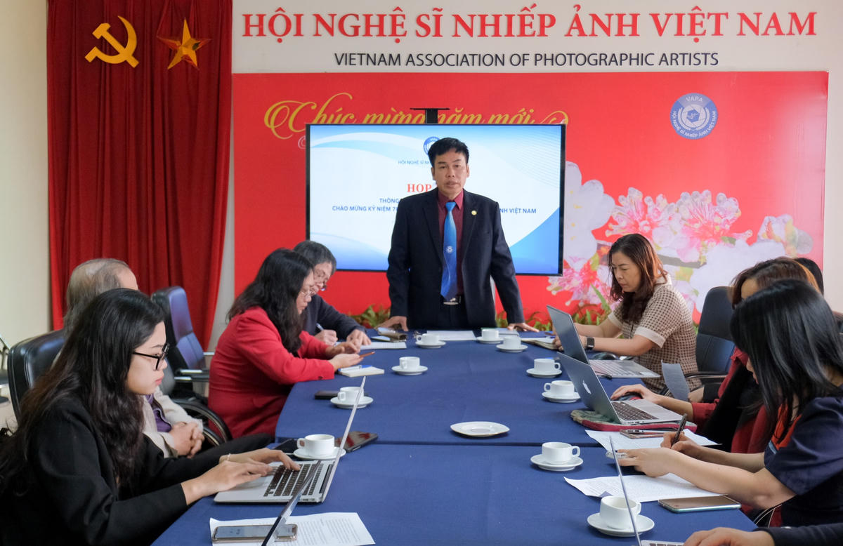 Quang cảnh buổi họp báo.