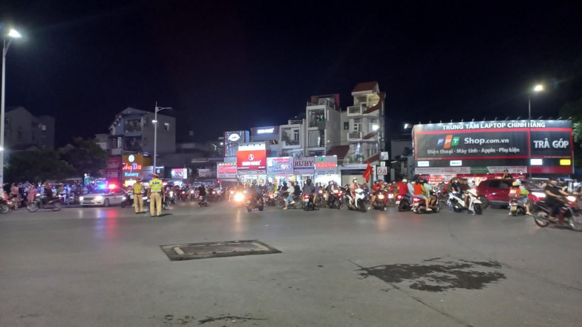  Lực lượng CSGT, CS cơ động... đã được điều động để đảm bảo an ninh, trật tự.