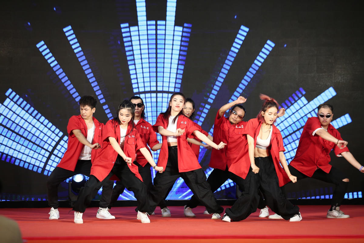 Một nhóm nhảy tham gia Dalat Best Dance Crew 2023. Ảnh: Bee Comm.