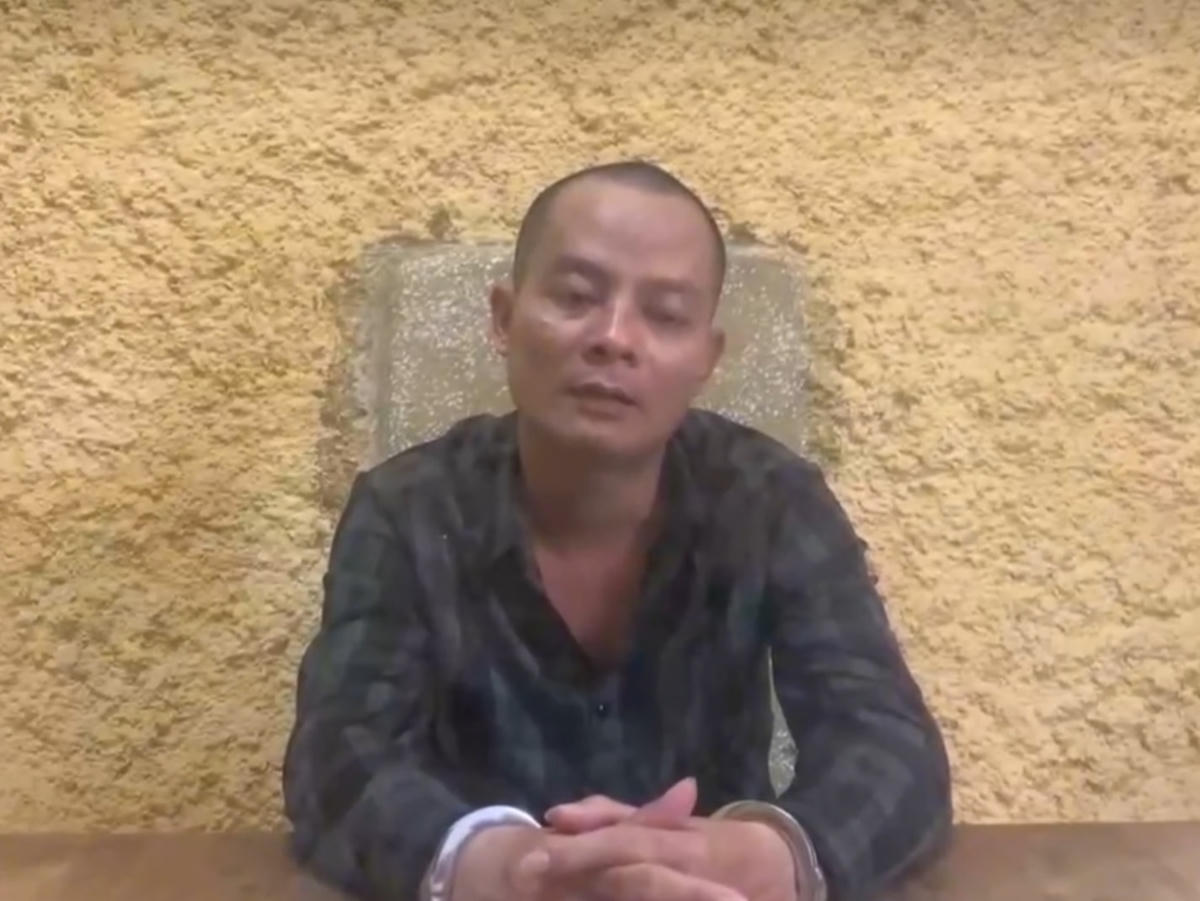 Phạm Văn Sáu tại cơ quan điều tra.