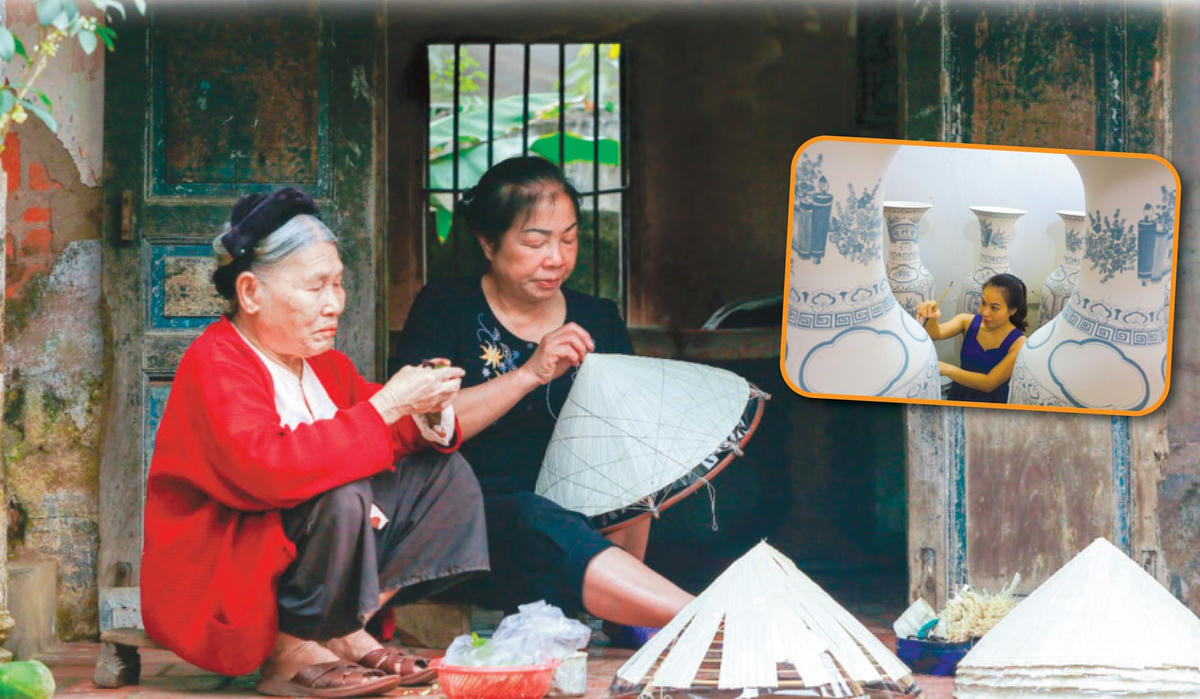 Tiềm năng phát triển du lịch làng nghề tại các địa phương là rất lớn. Ảnh: Quang Vinh