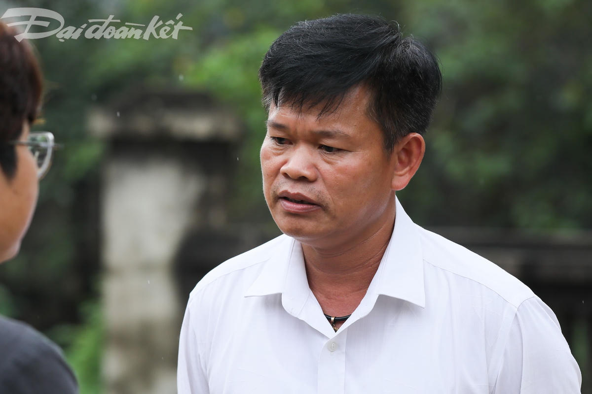 Ông Phùng Xuân Hải - Phó Chủ tịch thị trấn Xuân Mai.