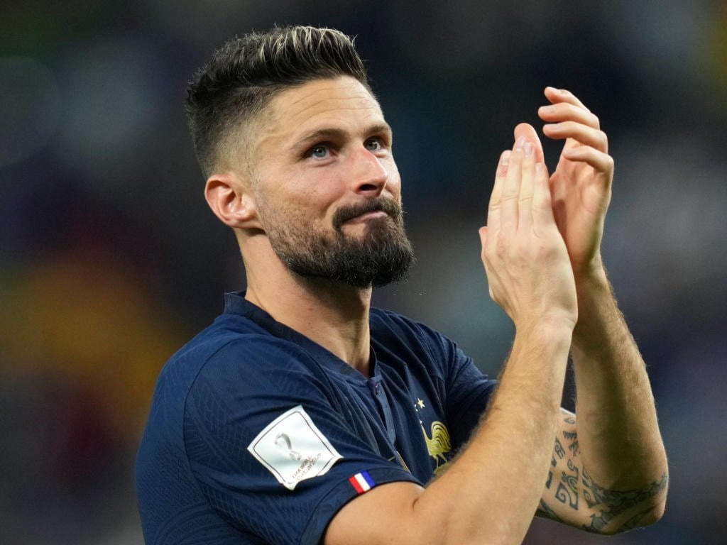 Giroud đang hướng đến mục tiêu trở thành "vua săn bàn" vĩ đại nhất trong lịch sử Les Bleus. Ảnh: Getty.