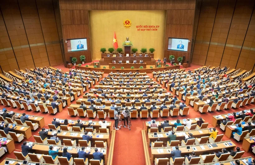 Kỳ họp lần thứ 9, Quốc hội khóa XV. (Nguồn: TTXVN)