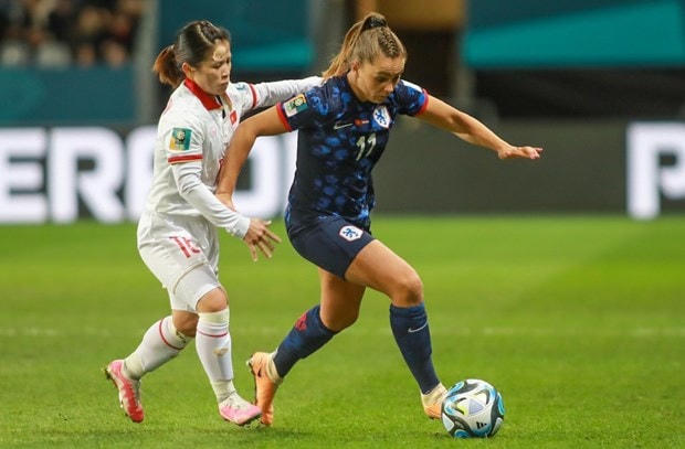 ĐT nữ Việt Nam gặp nhiều khó khăn trước ĐT nữ Hà Lan. Nguồn: Getty Images.  