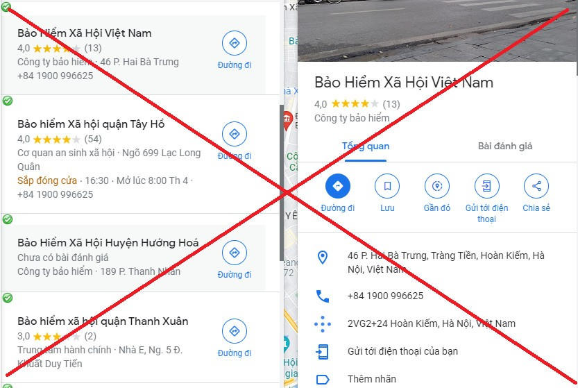 Cảnh báo mạo danh số Tổng đài tư vấn và chăm sóc khách hàng  của cơ quan BHXH