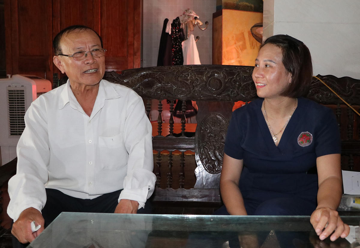 Ông Phan Sỹ Lượng gắn bó với công tác Mặt trận gần 20 năm.