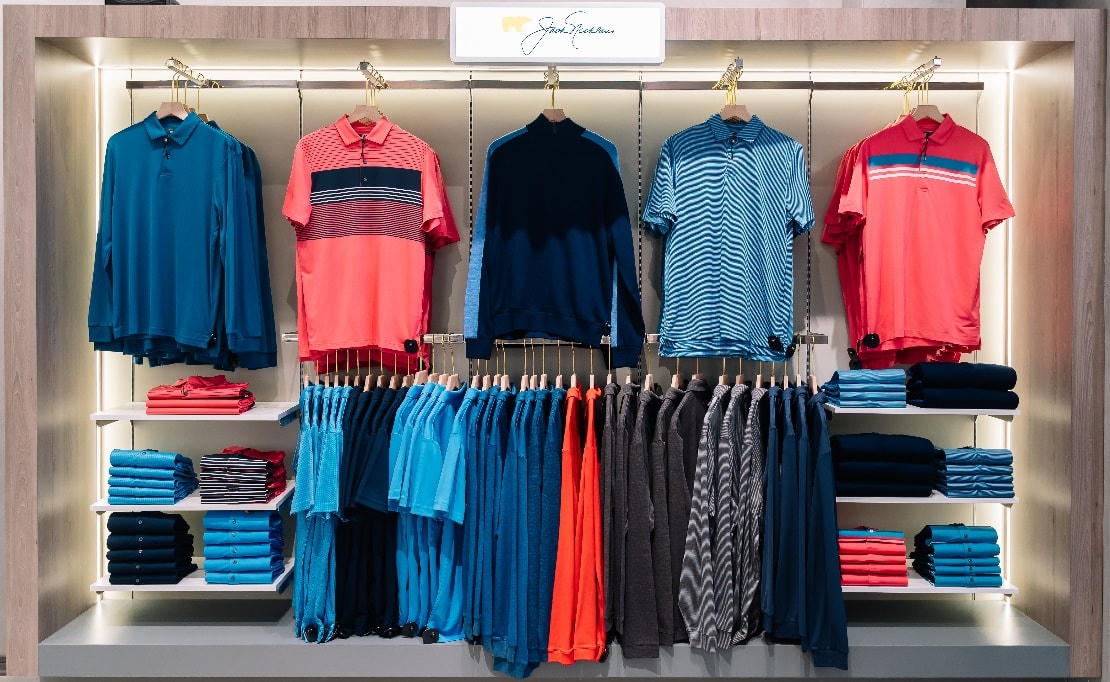 Gian hàng thương hiệu cao cấp Jack Nicklaus độc quyền tại BRG Golf Clubhouse.