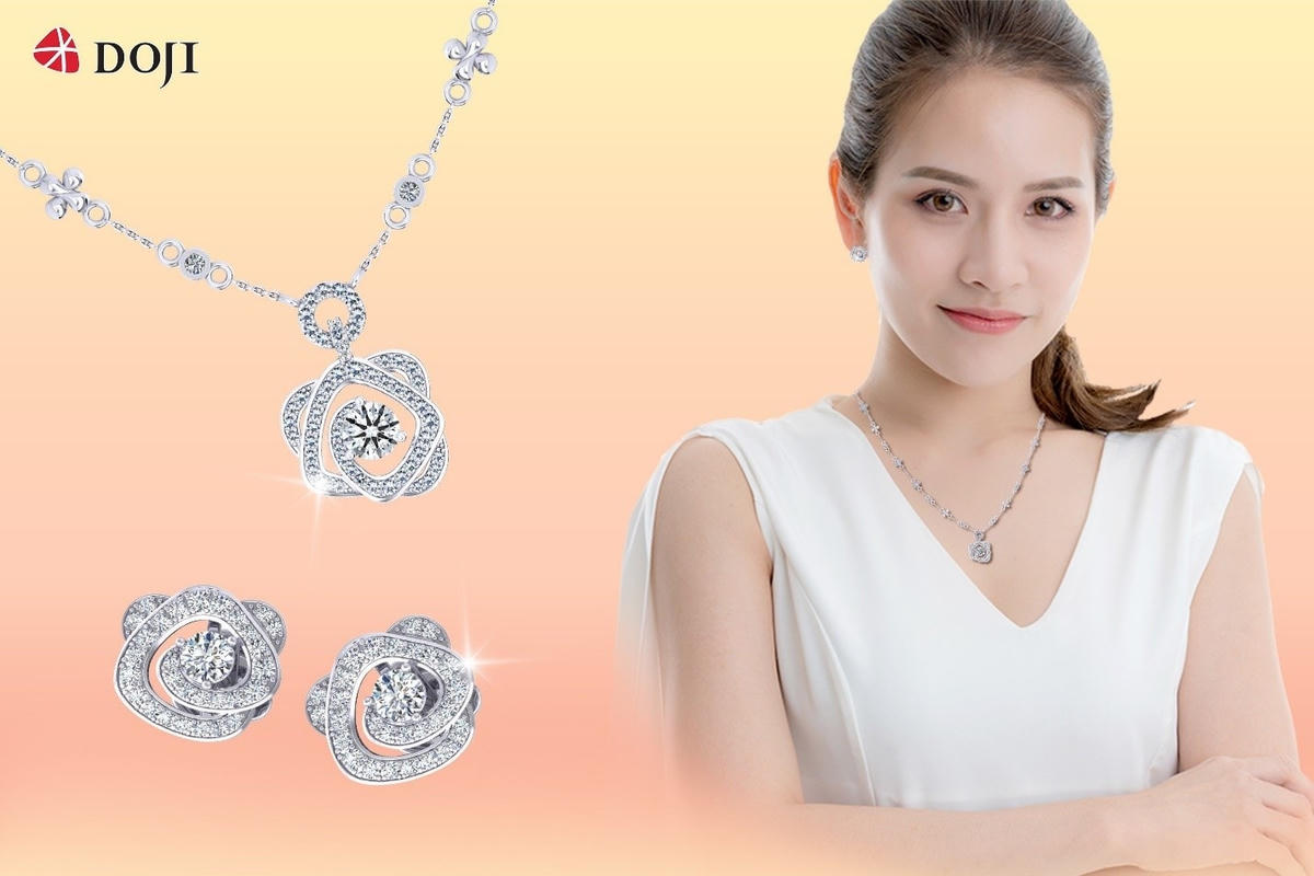 Trang sức Kim cương siêu lý tưởng giúp tôn vinh khí chất sang trọng của phái đẹp.