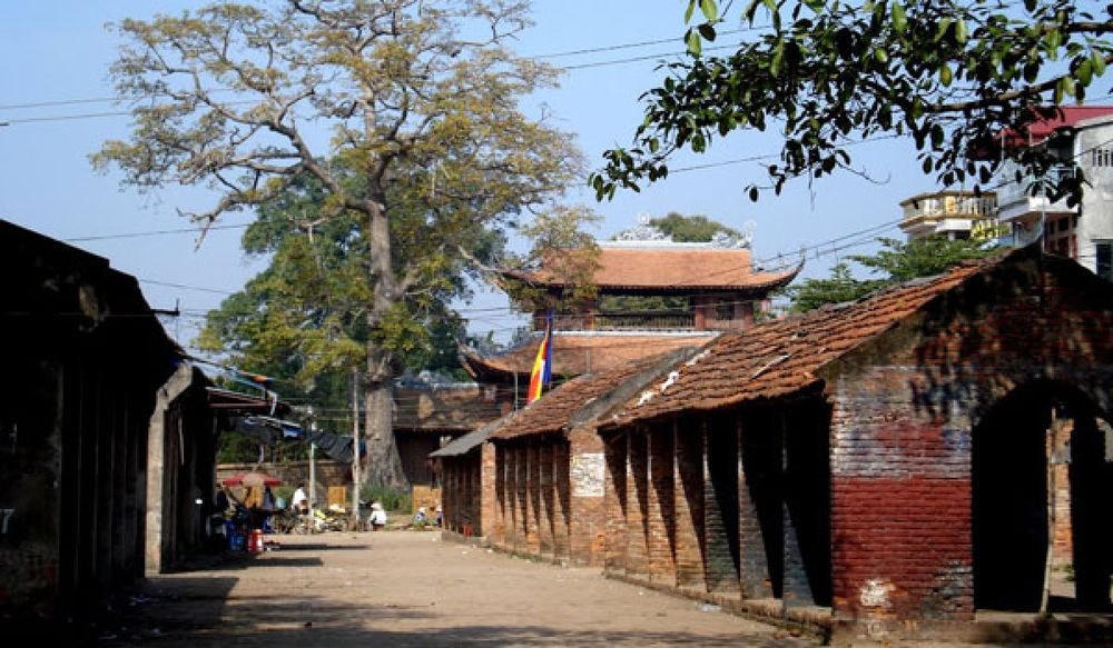 Nét bình dị làng Nôm (xã Đại Đồng, huyện Văn Lâm, tỉnh Hưng Yên).  