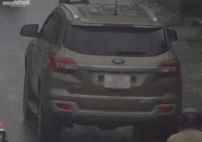 Chiếc xe mà ông L.M.Q sử dụng để chở "hũ tro cốt" được cho là của cháu N.L.M.Q ra Thừa Thiên - Huế giao cho gia đình.