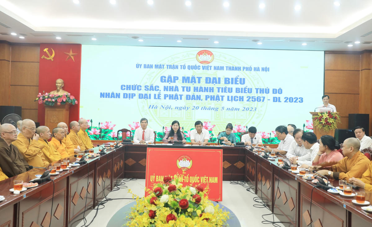 Quang cảnh buổi gặp mặt.