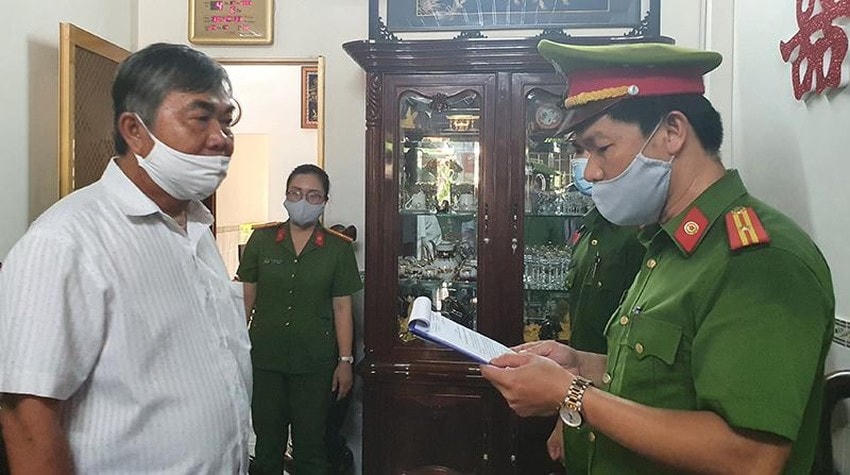 Bị can Nguyễn Chí Hiến - cựu Phó Chủ tịch thường trực UBND tỉnh Phú Yên khi bị bắt tạm giam.