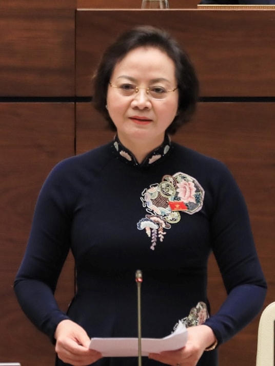Bộ trưởng Bộ Nội vụ Phạm Thị Thanh Trà.