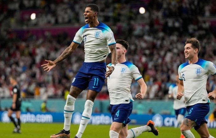 Marcus Rashford rực sáng mang chiến thắng về cho tuyển Anh. Nguồn: Getty Images.
